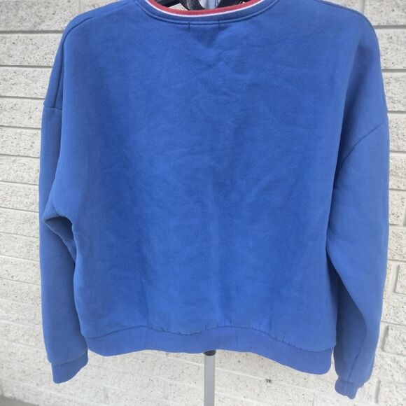 Edikted Blue Dallas sweatshirt Large - Picture 4 of 6
